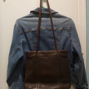 Leather Tote Bag by M. London